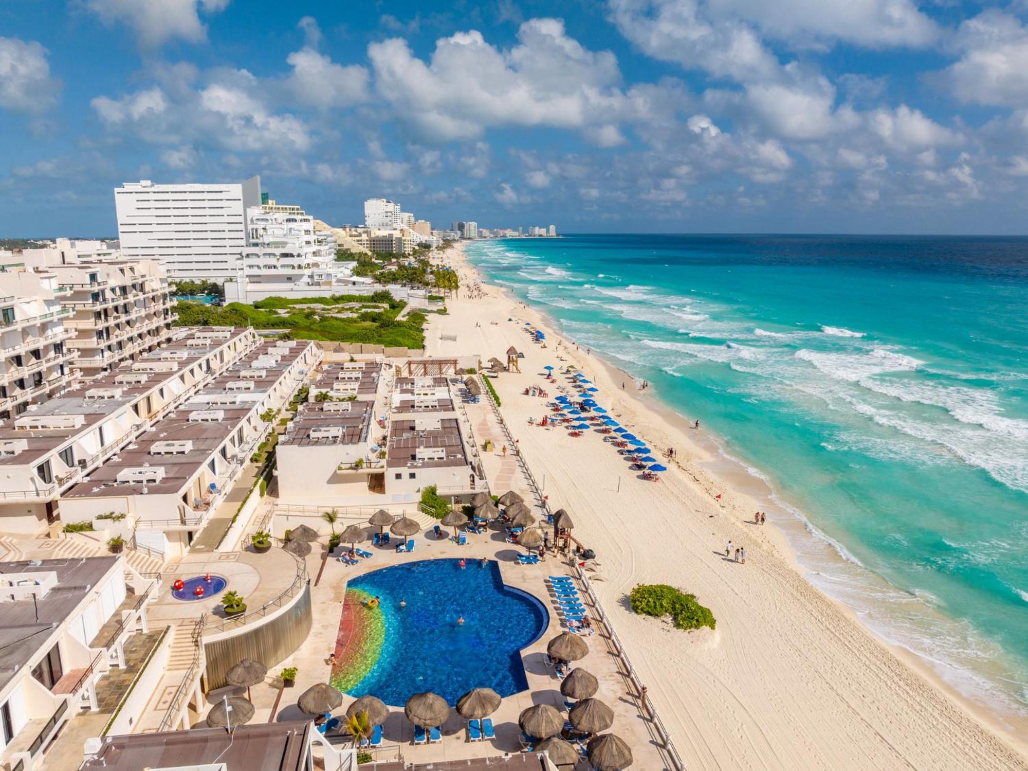 Amazing Caribbean Ocean View At Villas Marlin In Cancún Exterior foto