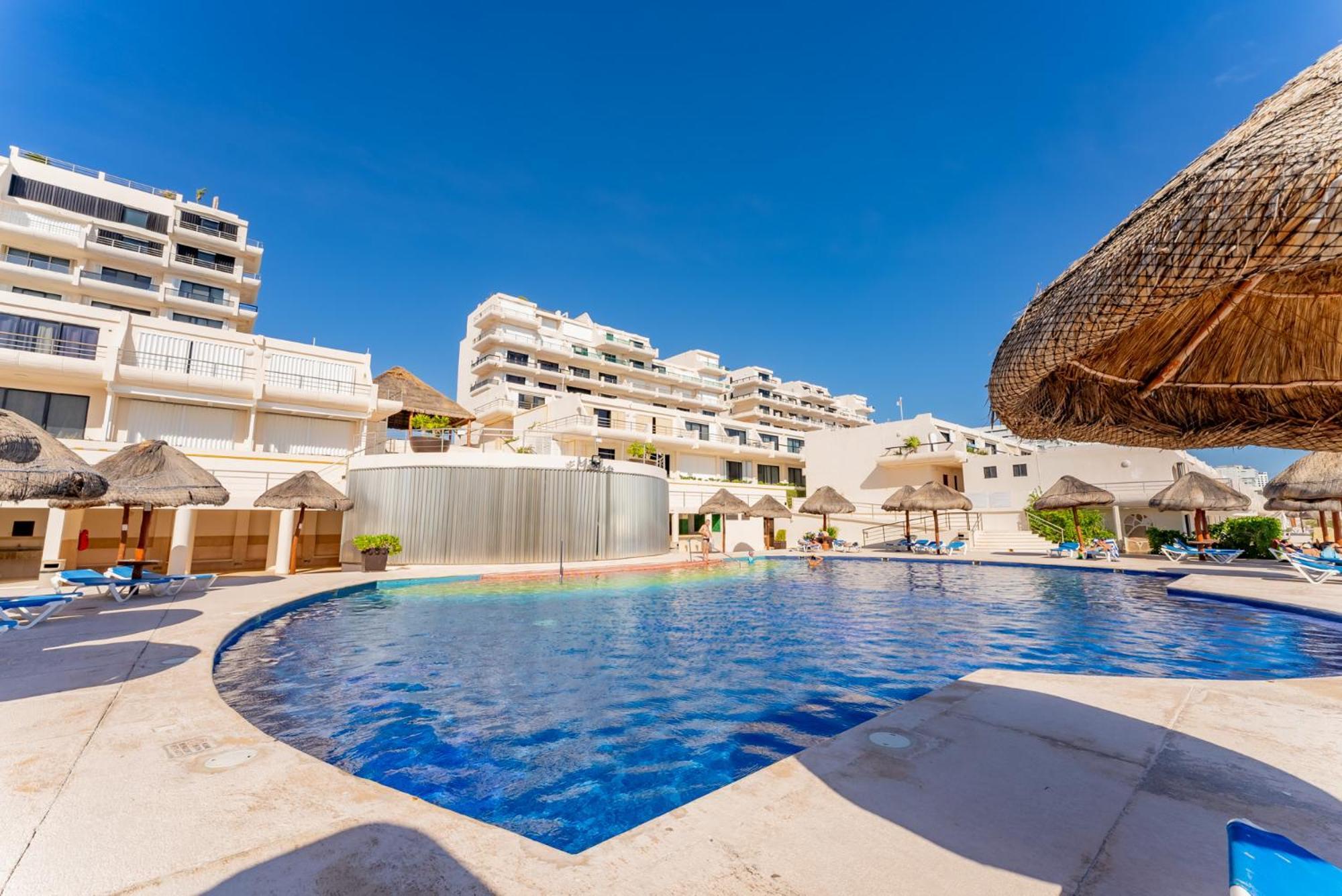 Amazing Caribbean Ocean View At Villas Marlin In Cancún Exterior foto